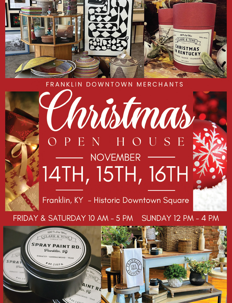 Franklin Downtown Merchants Christmas Open House.