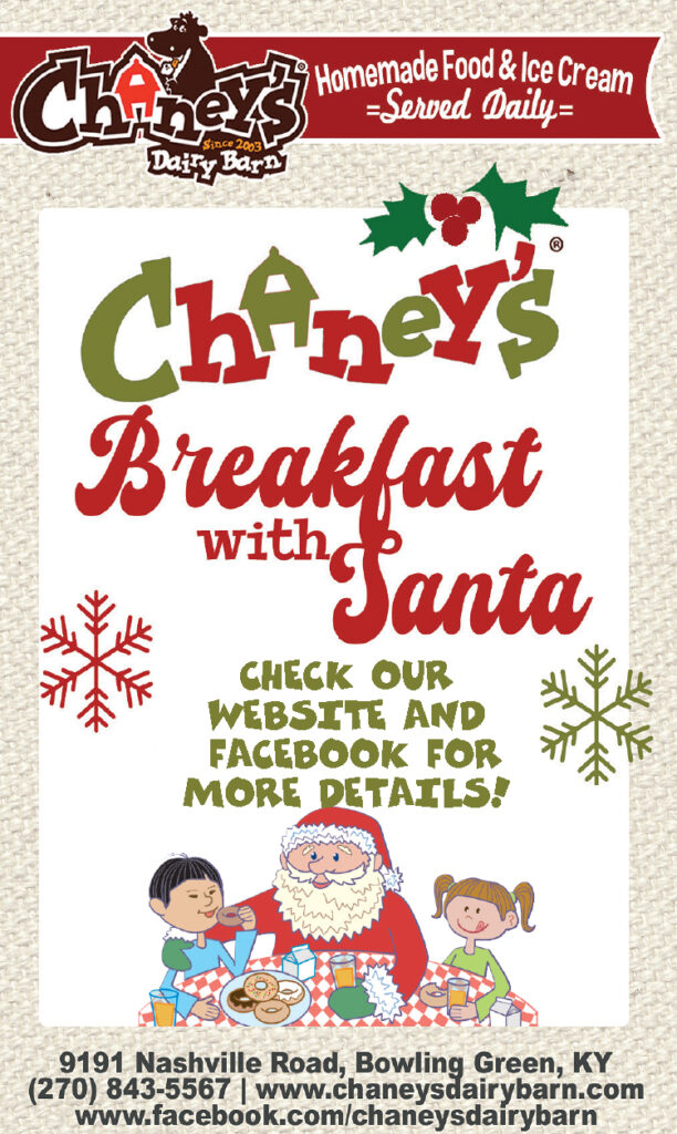 Don't miss Chaney's Breakfast With Santa
