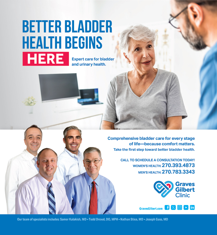 Better bladder health begins with expert care from Graves Gilbert Clinic.
