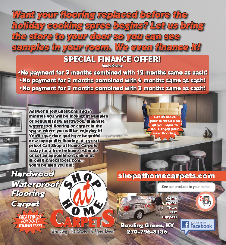 Shop At Home Carpets... your source for new flooring... bringing the store to your door.