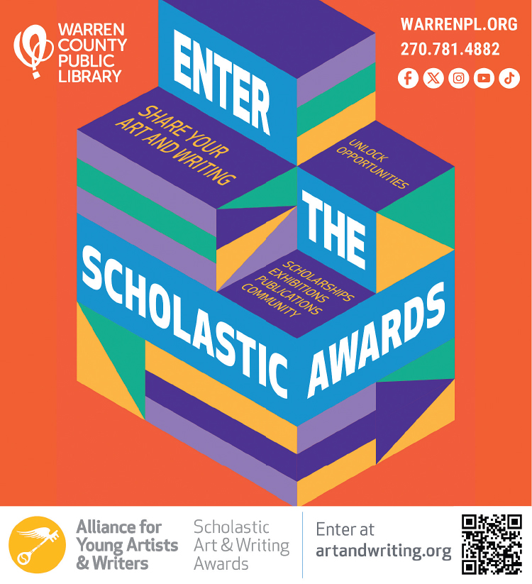 Enter the Scholastic Awards at Warren County Public Library,
