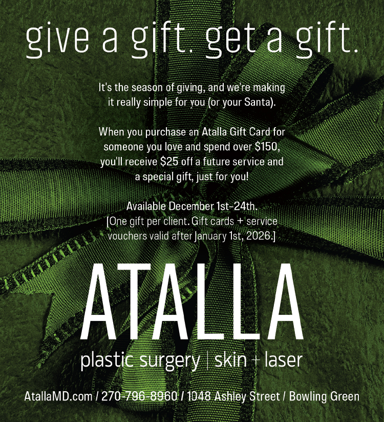 Give a gift... get a gift at Atalla Plastic Surgery... Skin and Laser.