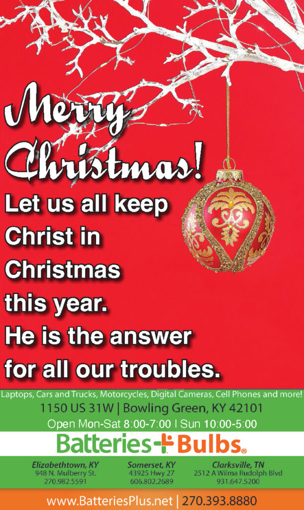 Merry Christmas from everyone at Batteries and Bulbs.