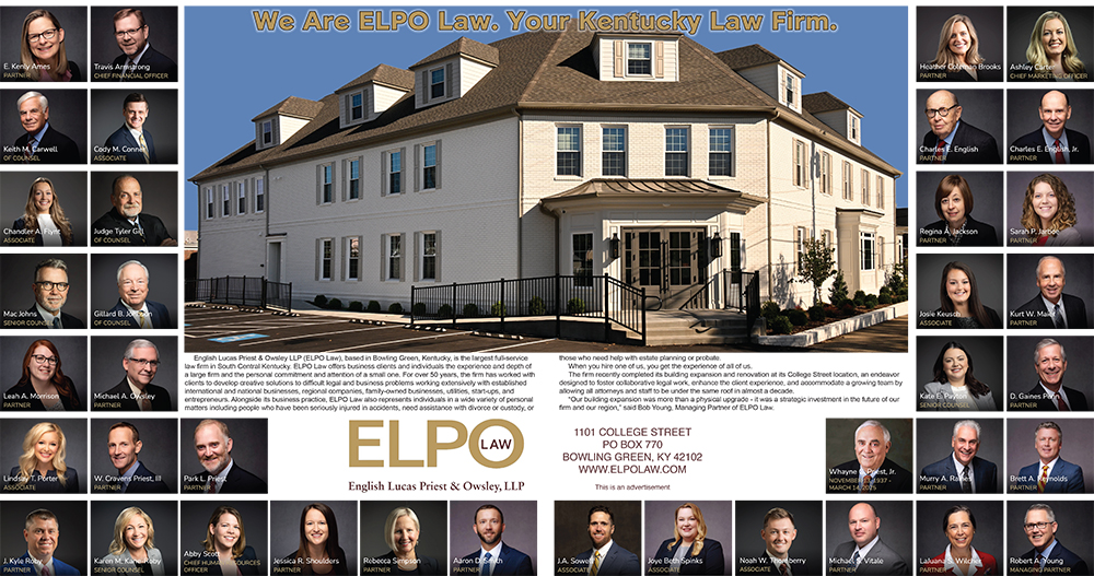 ELPO Law... English, Lucas, Priest & Owsley, LLP... Your Kentucky law firm!