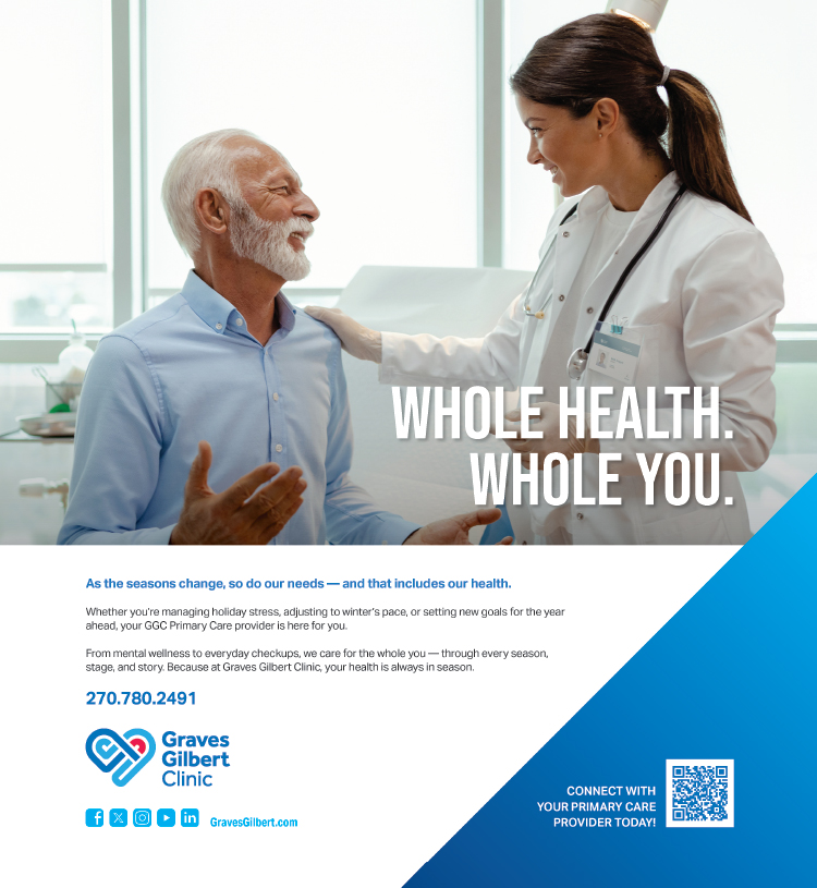 Whole health. Whole you. Care from Graves Gilbert Clinic.