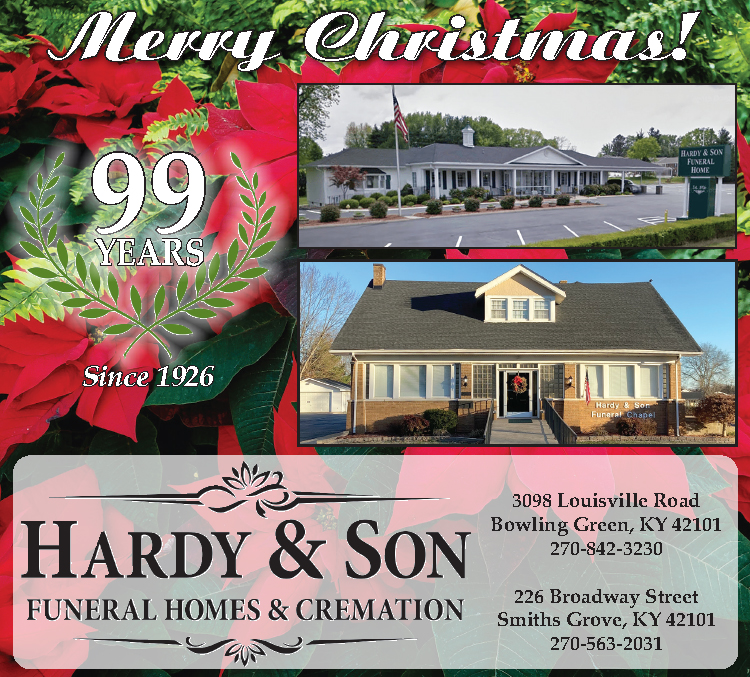 Merry Christmas from Hardy & Son.