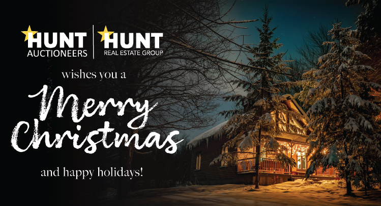 Merry Christmas from the team at Hunt Auctioneers and Real Estate Group.