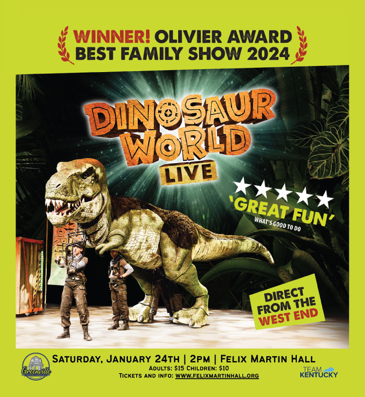 See the winner of the 2024 Best Family Show... Dinosaur World, Live.
