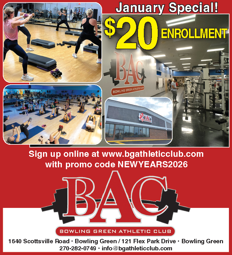 BAC January Special $20 Enrollment.