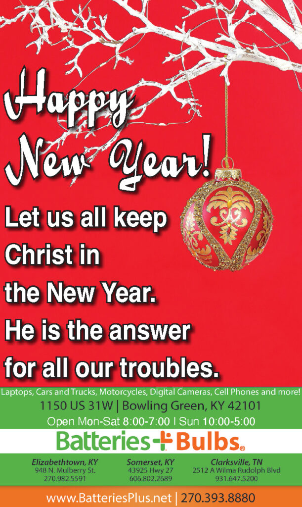 Happy New Year from Batteries + Bulbs.