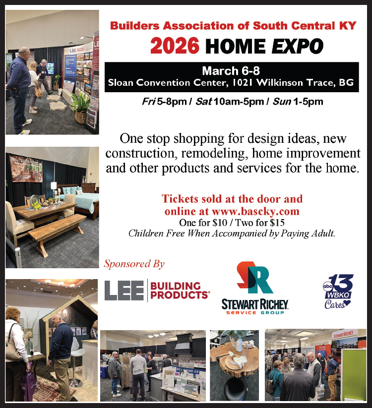 Don't miss the 2026 Home Expo presented by the Builders Association of South Central KY.
