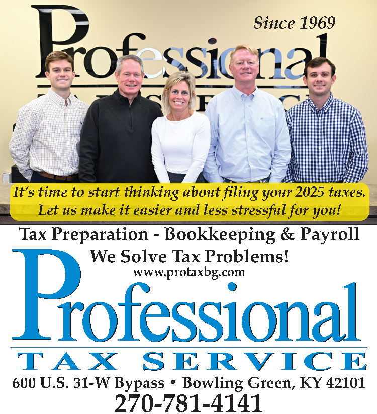 It's time to start thinking about filing your 2025 taxes. Professional Tax and make it easier and less stressful for you.