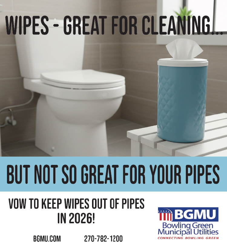Wipes are great for cleaning but NOT so great for your pipes... BGMU