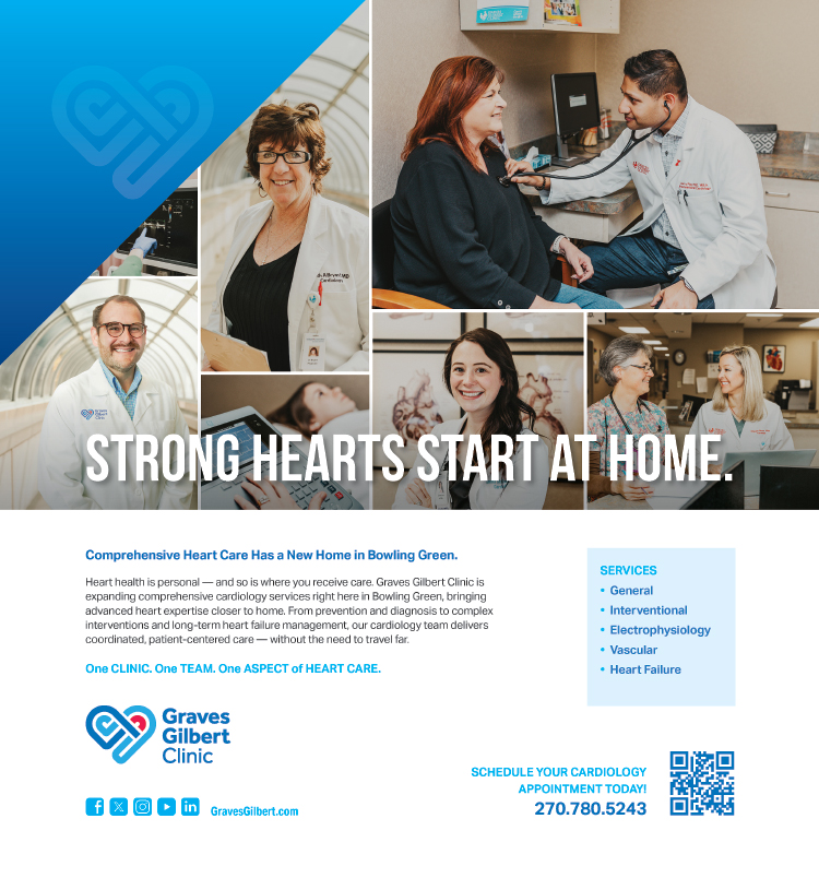 Strong hearts start at home. Comprehensive heart care from Graves Gilbert Clinic