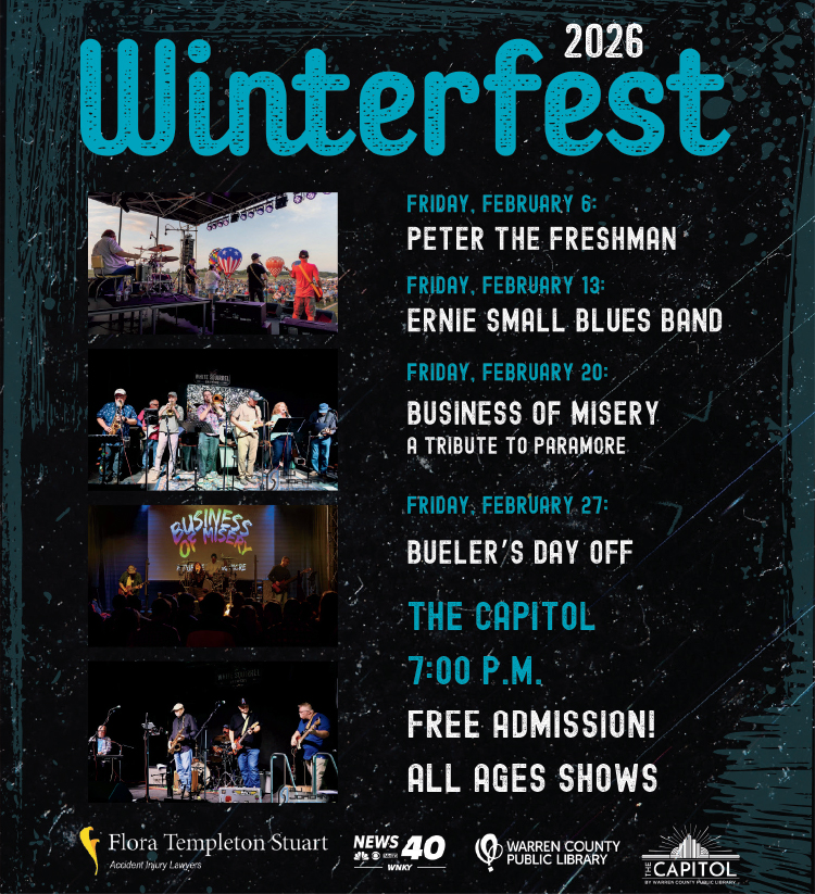 Don't miss all the great Winterfest 2026 evens sponsored by The Capitol and WCPL.