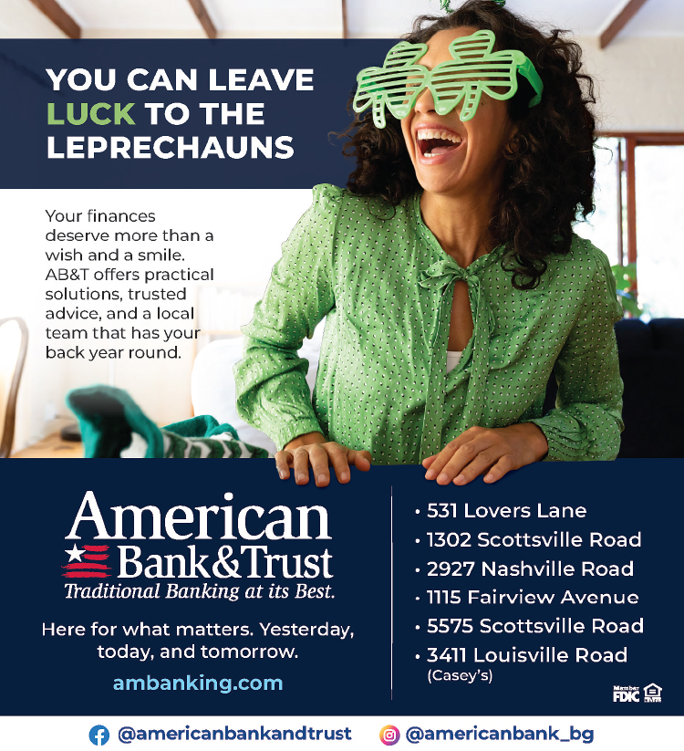 You can leave luck to the leprechauns when you bank with American Bank & Trust.
