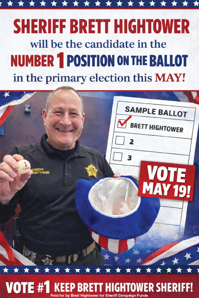 Elect Brett Hightower Sheriff of Warren County Kentucky.