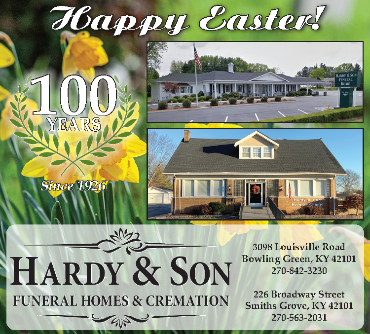 Happy Easter from Hardy & Son Funeral Homes