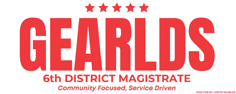 Elect Justin Gearlds Warren County Kentucky 6th District Magistrate.