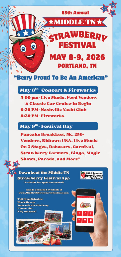 All you need to know about the Middle Tennessee Strawberry Festival.