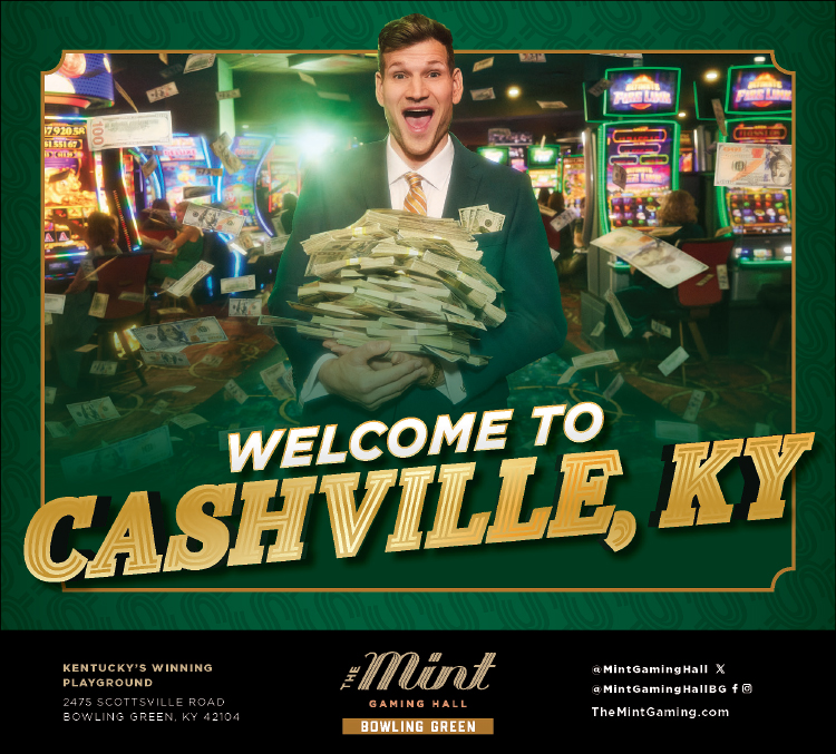 Welcome to Cashville, KY in The Mint Gaming Hall!