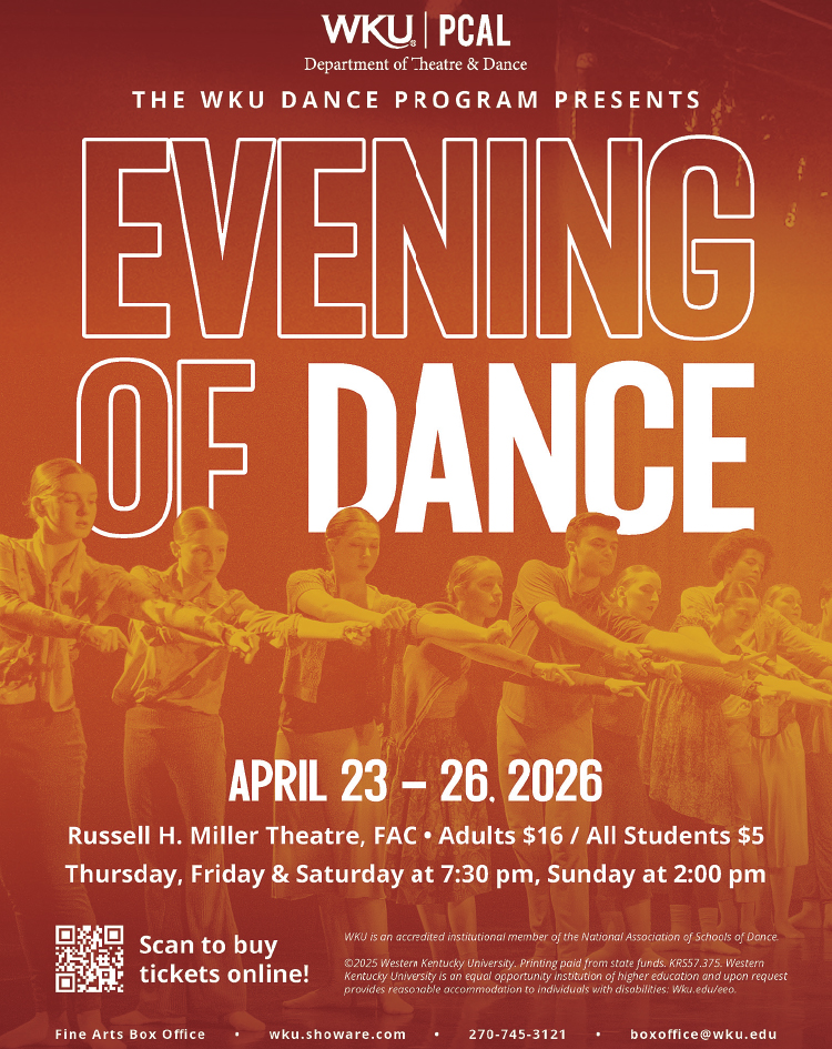 The WKU Dance Program Presents Evening Of Dance.