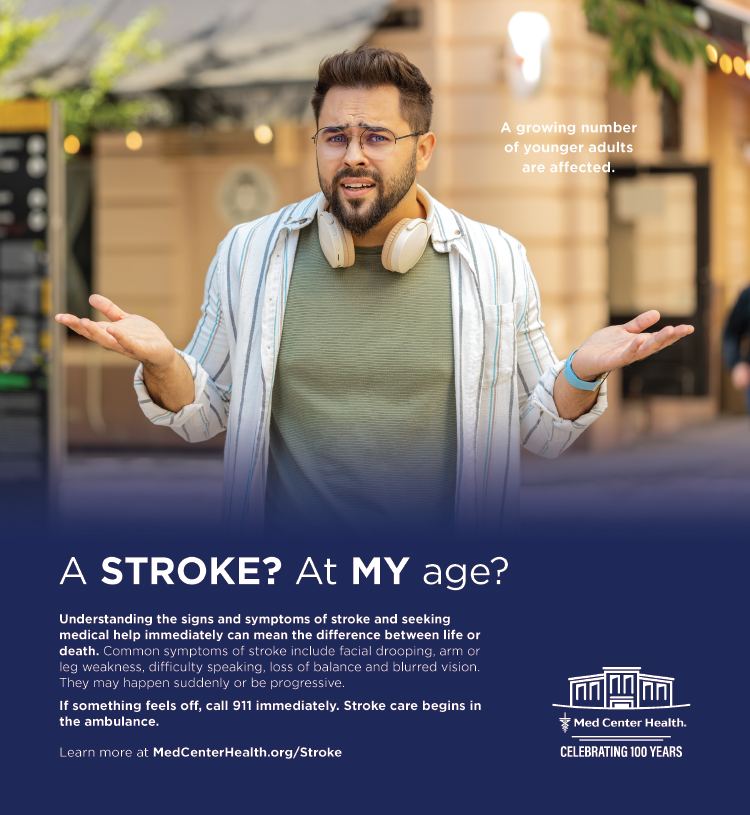 Let Med Center Health help you understand the symptoms of stroke and how to seek help.