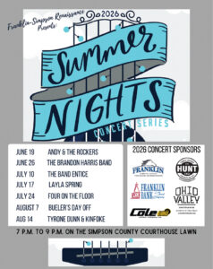 Franklin-Simpson Renaissance presents Summer Nights Concert Series.