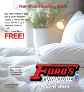 Take advantage of the Your Choice Bedding Sale at Ford's Furniture.