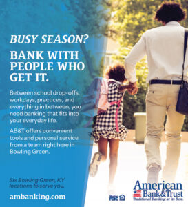 Busy season? Bank with people who get it... the folks at American Bank and Trust. 