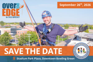 Go over the edge for child advocacy for the Barren River Area Child Advocacy Center.