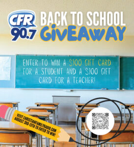 Enter to win in the Back To School Giveaway on Christian Family Radio.