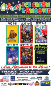 Chaney's Ice Cream and a MOOVIE!