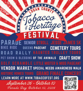 Logan County Tobacco & Heritage Festival.