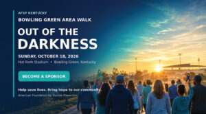AFST Kentucky Bowling Green Area Out of the Darkness Walk to help prevent suicide.
