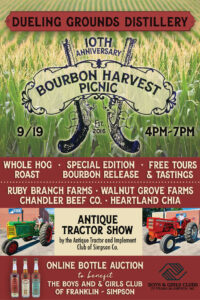 Annual Dueling Grounds Distillery Bourbon Harvest Picnic in Franklin, KY.