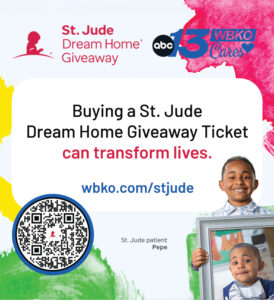 WBKO says buying a St. Jude Dream Home Giveaway Ticket can transform lives.