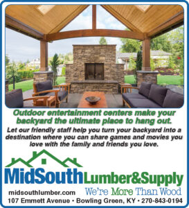 Turn your backyard into an outdoor entertainment center with help from MidSouth Lumber.