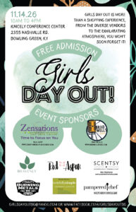 Don't miss the amazing Girls Day Out November 14th.